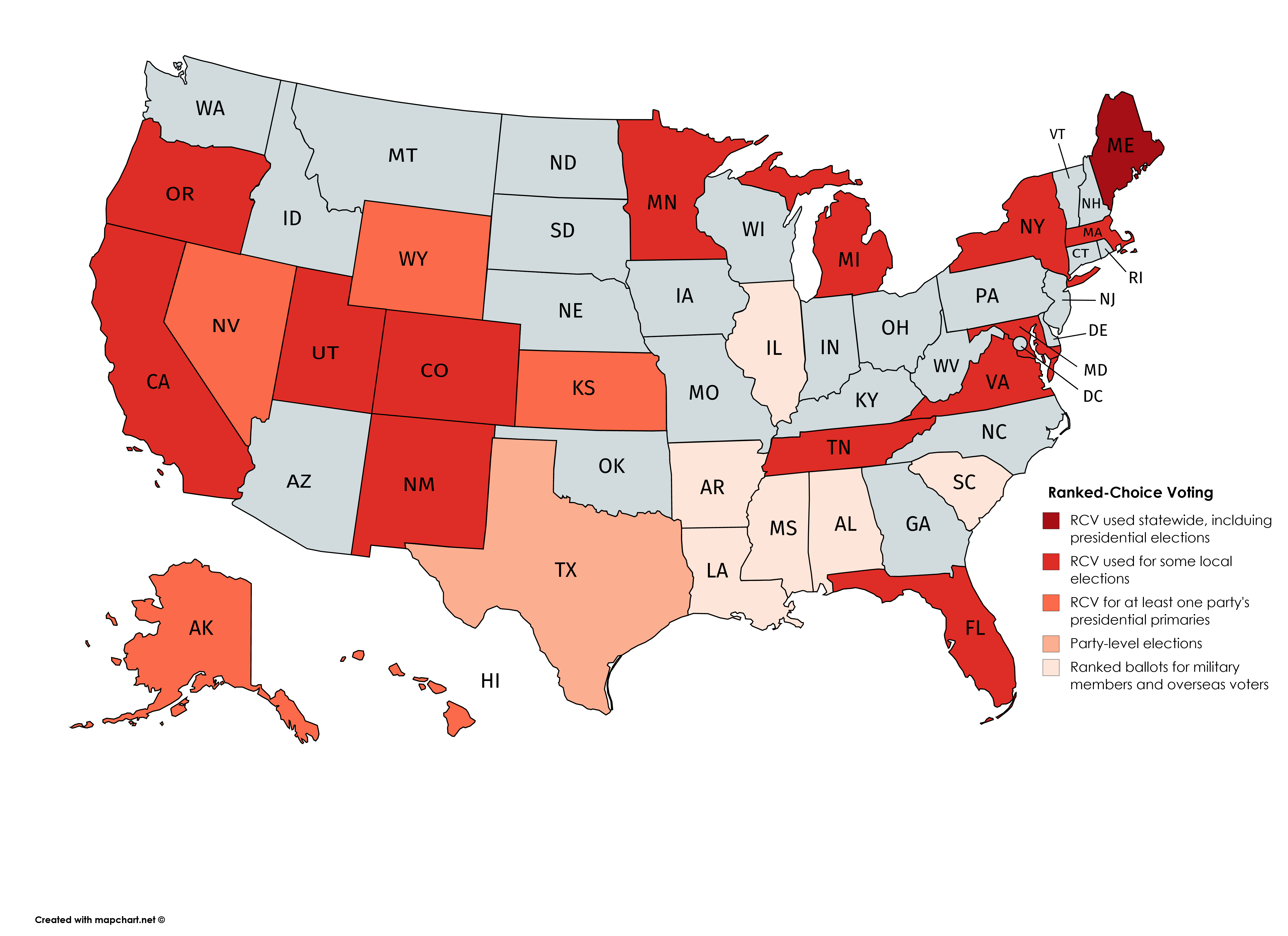 United States Voting Map